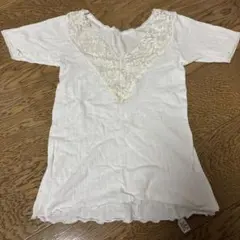 インナー半袖　アイボリー