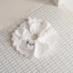 ハーリップトゥ Embroidered Cotton Lace Chouchou - メルカリ