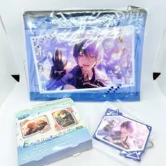 セガラッキーくじ⭐︎青柳冬弥⭐︎ポーチ&ラバーキーホルダー⭐︎2点セット⭐︎