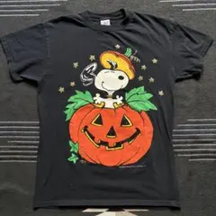 90s ヴィンテージ PEANUTS Snoopy Halloween Tシャツのサムネイル