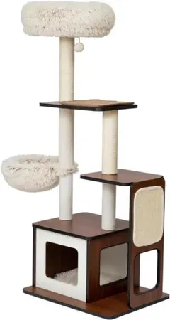 キャットタワー pawalaya 136CM 据え置き型 猫のハンモック - メルカリ