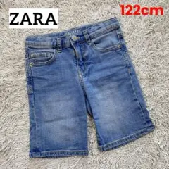 ZARA ザラキッズ　デニムハーフパンツ　半ズボン　122cm