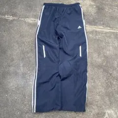 adidas 00s ナイロンパンツ ワイド y2k ドローコード