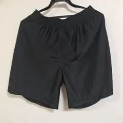 IGNIO ハーフパンツ 黒 無地 L スポーツ バスケ サッカー バレー 部活