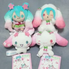 初音ミク×シナモロール マスコット 桜 Ver. フルコンプセット