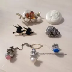 ブローチ 7点 まとめ売り 昭和レトロ