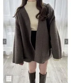 グレイル　モカ　リバーシブルトッパー　アウター