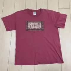 90s〜00s GILDAN スーベニア　Tシャツ Lサイズ バーガンディ