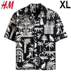 新品 H&M アロハシャツ リゾートシャツ XLサイズ.のサムネイル