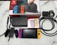 最終Switch 本体　ジョイコン　ドッグ　全てセット　ジャンク品　動作確認済