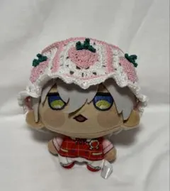 にじまるっと ちびぐるみ ぬい服 ひまわり帽子のヘッドドレスとつけ襟