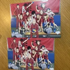 ハイキュー!! ゴミ捨て場の決戦 入場者特典 音駒高校最後の集合写真　2点