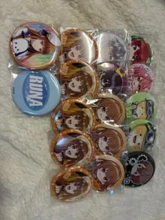 カラフルピーチ　缶バ