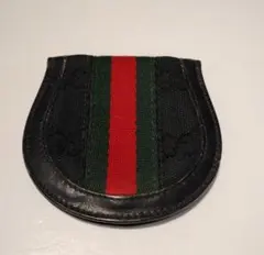 GUCCI グッチ オールドグッチ シェリーラインコインケース ブラック
