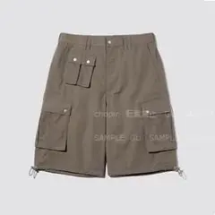 ワイドカーゴショーツ　rokh　カーゴパンツ　ハーフパンツ　ユニセックス　GUのサムネイル