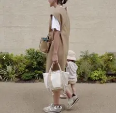 お値下げ‼︎❤︎EcoSuedeToteBag[S]/SAND❤︎のサムネイル