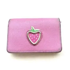 フルラ FURLA カードケース いちご ピンク