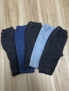 UNIQLO ベビー レギンスまとめ売り90サイズ7分丈