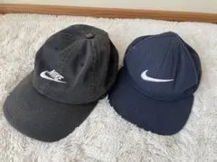 ナイキ　キャップ　帽子　キッズ　ブラック　ネイビー　子供用