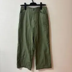 HusHusH オリーブグリーン ワイドパンツ