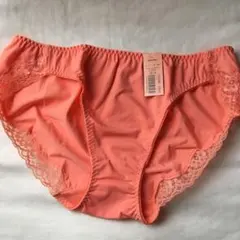 エメフィール 超盛ブラ　ショーツ LL オレンジピンク