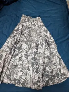 rienda フレアスカート S 花柄