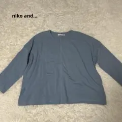 niko and... スクエア肩タックプルオーバー