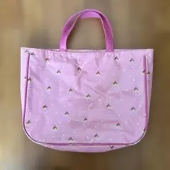ミキハウス　リーナちゃん　バレリーナ柄 ピンク 手提げバッグ レッスンバッグ