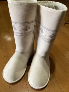 ディズニー♡ムートンブーツ♡ホワイト