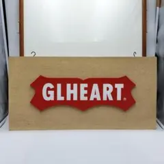 【特大】GL HEART ジーエルハート 木製看板 ウッドサイン ディスプレイのサムネイル