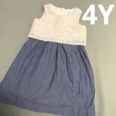 baby GAP ノースリーブワンピース 4Y 105cm