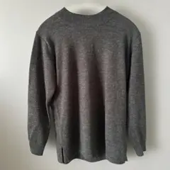 グレー 長袖ニットセーター Lサイズ