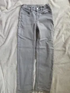 H&M スリムフィット グレー 長ズボン 130