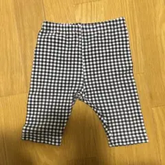 UNIQLO ギンガムチェック　七分丈レギンス　80