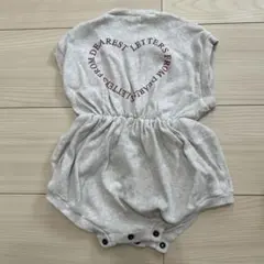 BEBE LIEBE 背面　ハートプリント　ロンパース