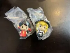 東方Project めじるしアクセサリー 霊夢 魔理沙 2種セット ガチャ