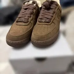 Nike Air Force 1 スエード ブラウン　トリプルブラウン