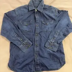デニム長袖シャツ 150サイズ