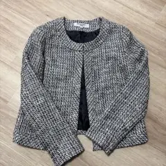 NATURAL BEAUTY BASIC ノーカラージャケット Mサイズ