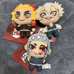 鬼滅の刃　キーチェーンマスコット　煉獄杏寿郎　不死川実弥　宇髄天元　マスコット