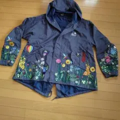 新品未使用go slow caravan スラブサテンパネル刺繍モッズコート