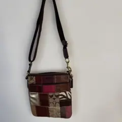 Coach パッチワーク ショルダーバッグ