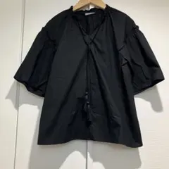 美品☆theoryluxeセオリーリュクス☆フレアスリーブオーバーブラウス