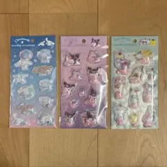 【正規品】シェイカーステッカーズ　サンリオ　3点セット