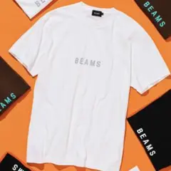 BEAMS ロゴ Tシャツ Mサイズ ホワイト