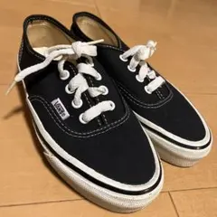 希少品 90s Vans オーセンティック ブラック スニーカー us10 - メルカリ