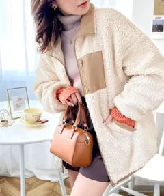 Classical Elf ビッグシルエットボアブルゾン