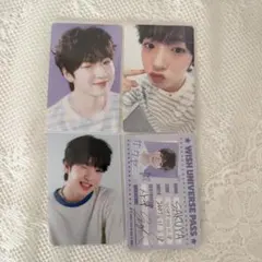 nct wish シーグリ 2025 サクヤ トレカ セット