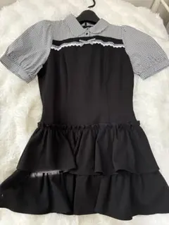 evelyn ドッキングティアードOP ブラック