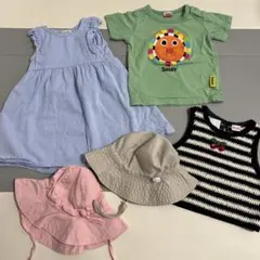 ベビー服 まとめ売りトップス 女の子 まとめ売り 帽子 ワンピース